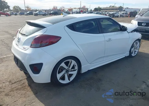 2015 Hyundai Veloster Turbo from USA, damaged, VIN KMHTC6AE0FU240180